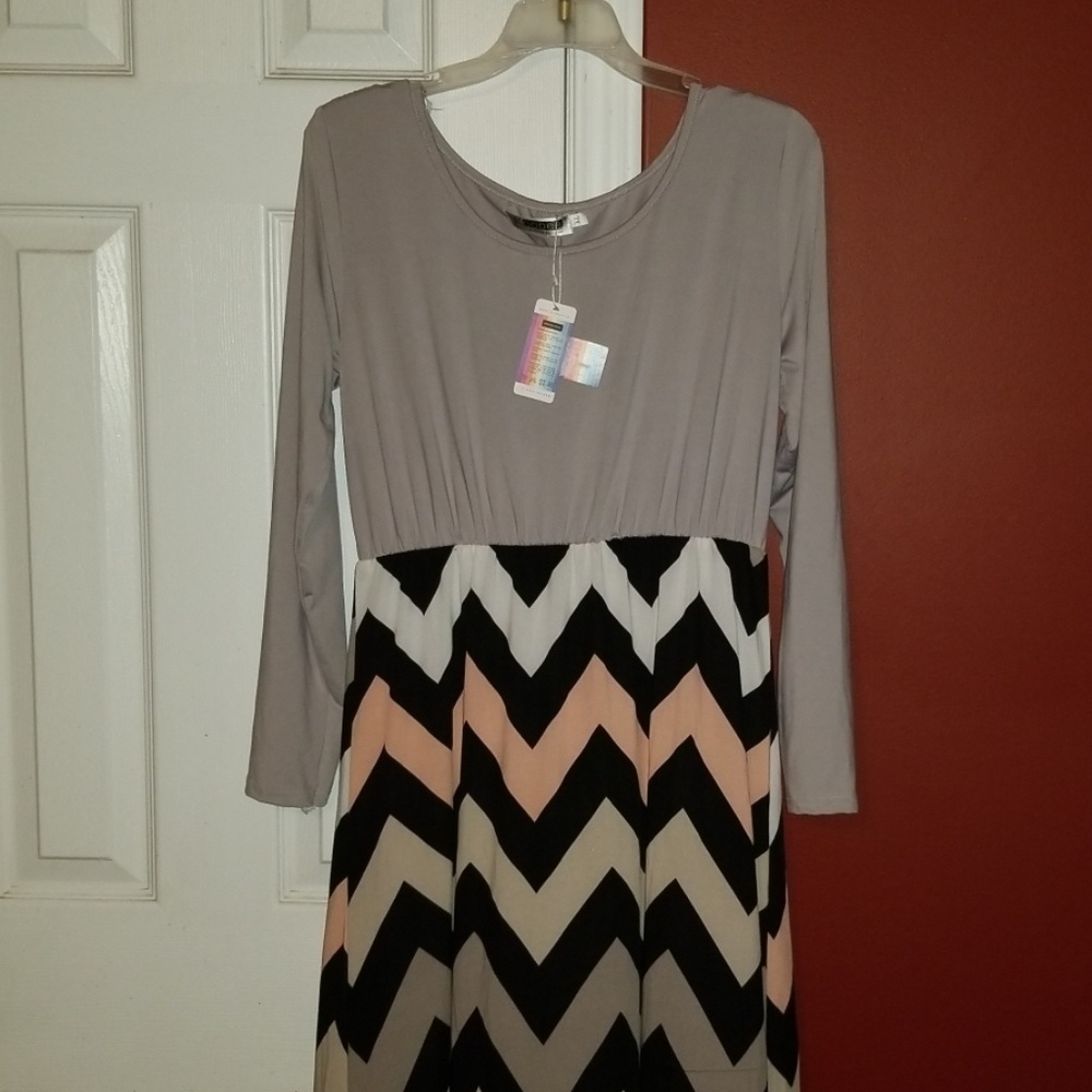 Long sleeve maxi dress